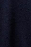 Casual Round Neck Jumper - Navy