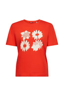 Casual Short Sleeve T-Shirt - Red