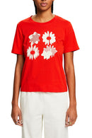 Casual Short Sleeve T-Shirt - Red