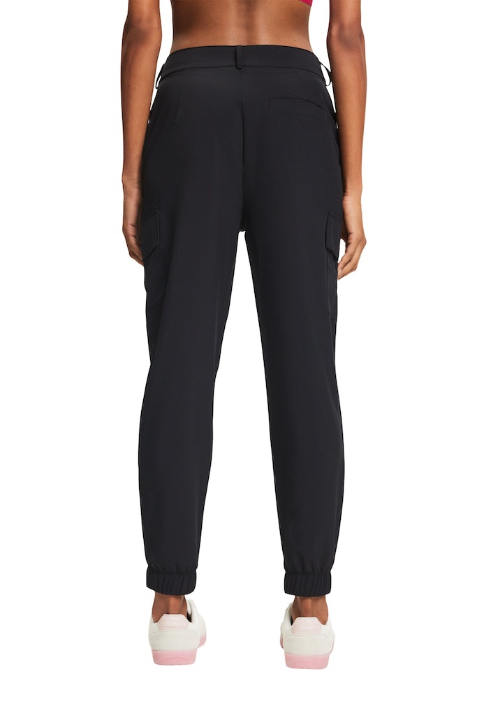 Sport Side Pockets Joggers - Black