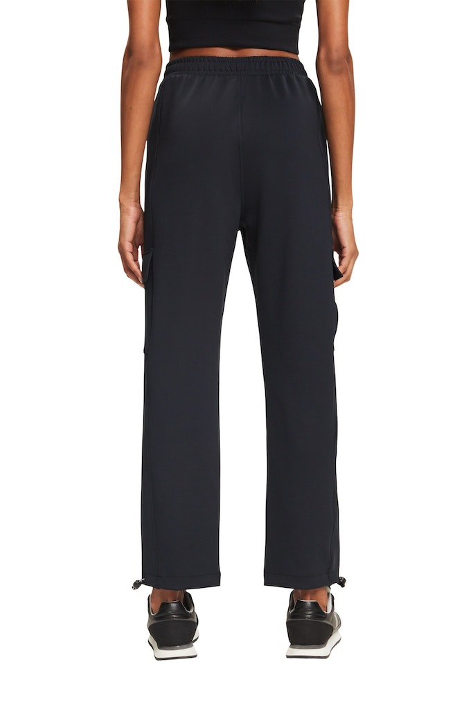 Sport Side Pockets Joggers - Black