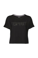 Sport Short Sleeve Logo Tee - Black