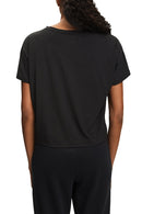 Sport Short Sleeve Logo Tee - Black