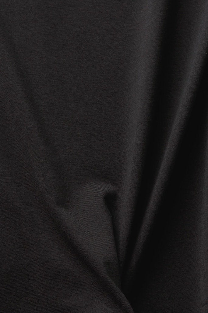 Sport Short Sleeve Logo Tee - Black