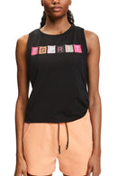 Sport Logo Sleeveless Vest - Black
