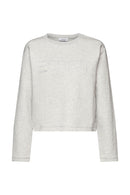 Sport Round Neck Sweatshirt - Medium Grey