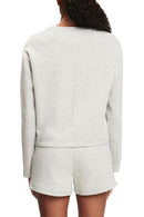 Sport Round Neck Sweatshirt - Medium Grey