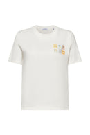 Casual Short Sleeve T-Shirt - Offwhite