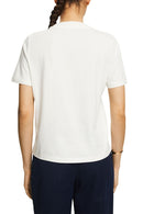 Casual Short Sleeve T-Shirt - Offwhite