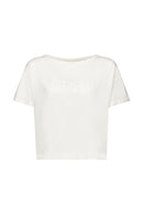 Sport Short Sleeve Logo Tee - Offwhite