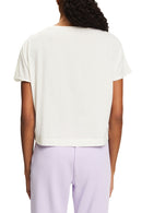 Sport Short Sleeve Logo Tee - Offwhite