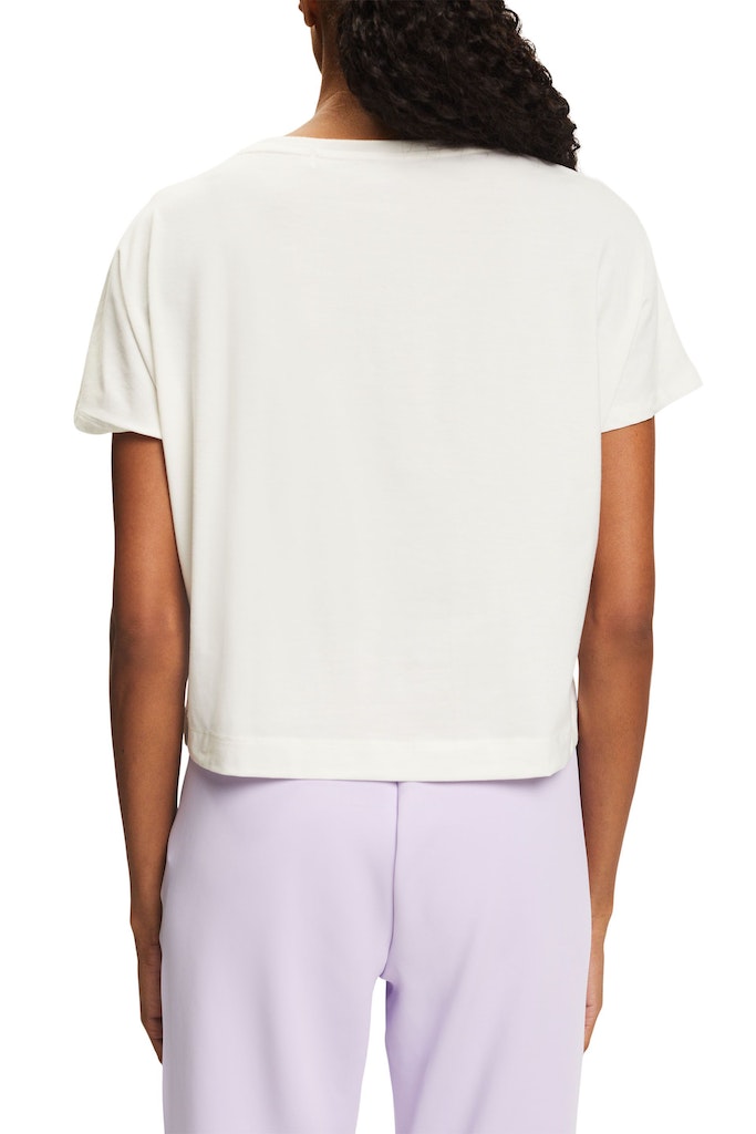 Sport Short Sleeve Logo Tee - Offwhite