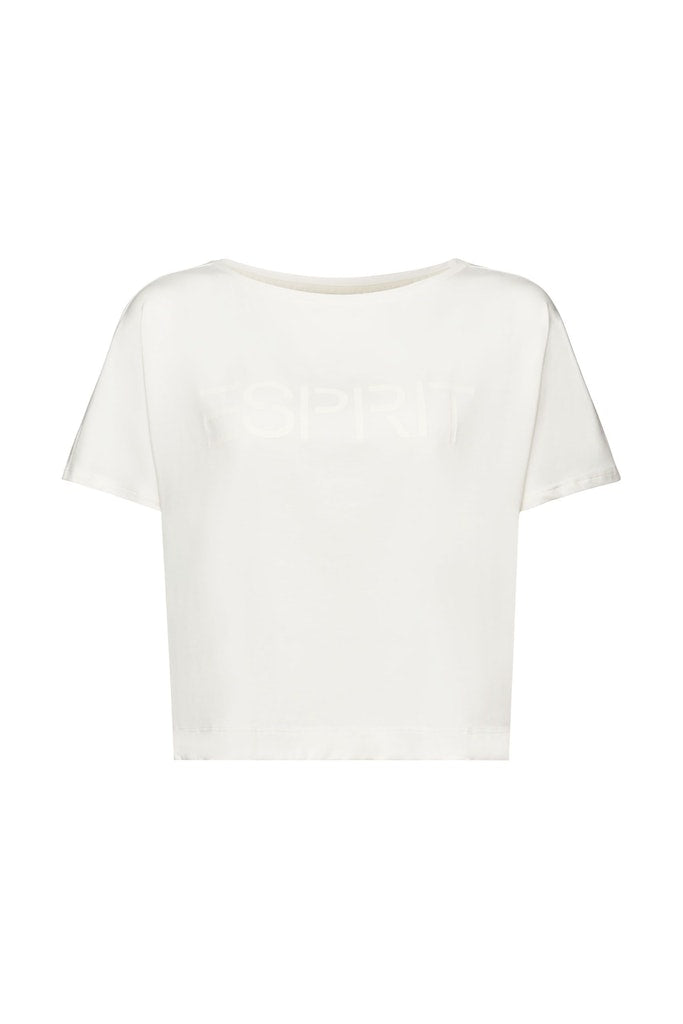 Sport Short Sleeve Logo Tee - Offwhite