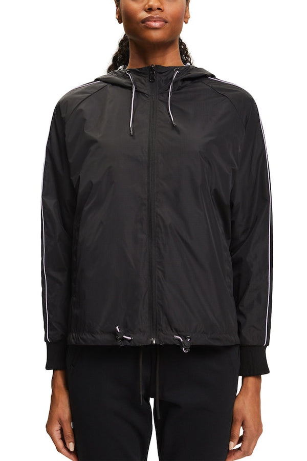 Sport Hooded Windbreaker - Offwhite