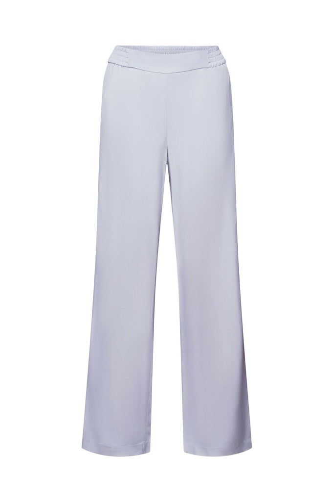 Casual Solid Slip On Trouser - Light Blue Lavender