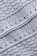 Casual Boat Neck Jumper - Light Blue Lavender