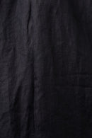 Casual Linen Wide Leg Trouser - Black