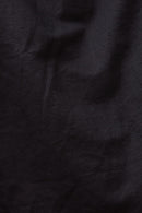 Casual Linen Dress - Black