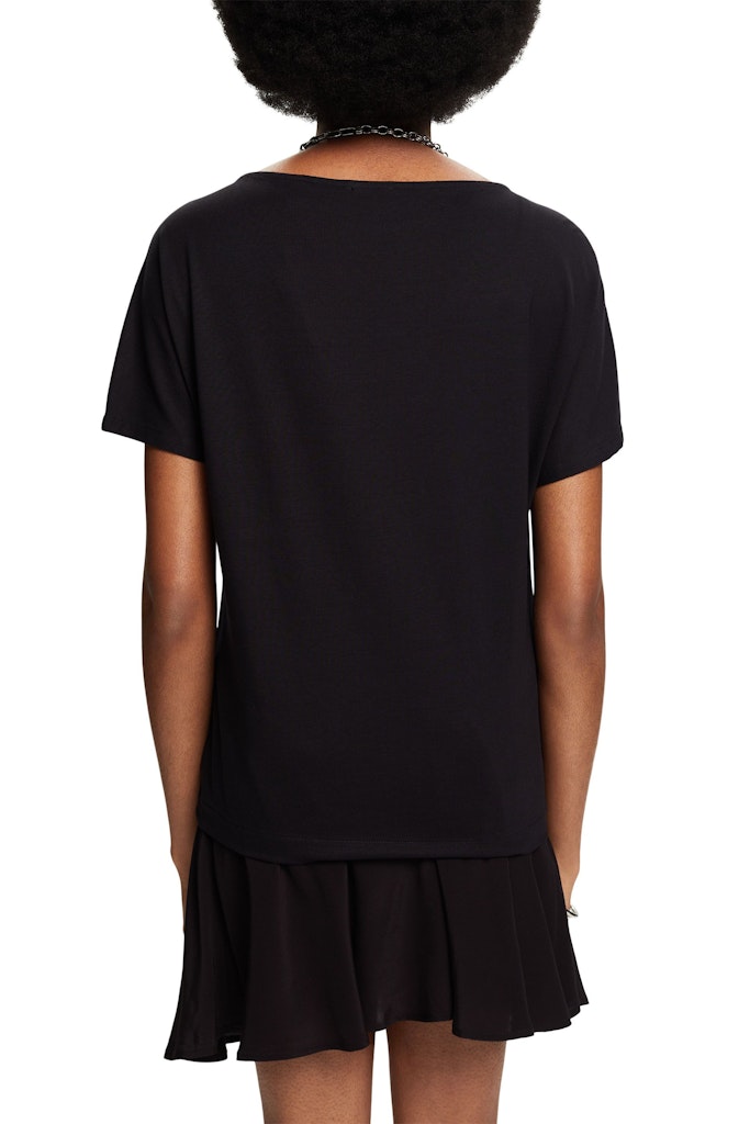 Casual Plain T-Shirt - Black