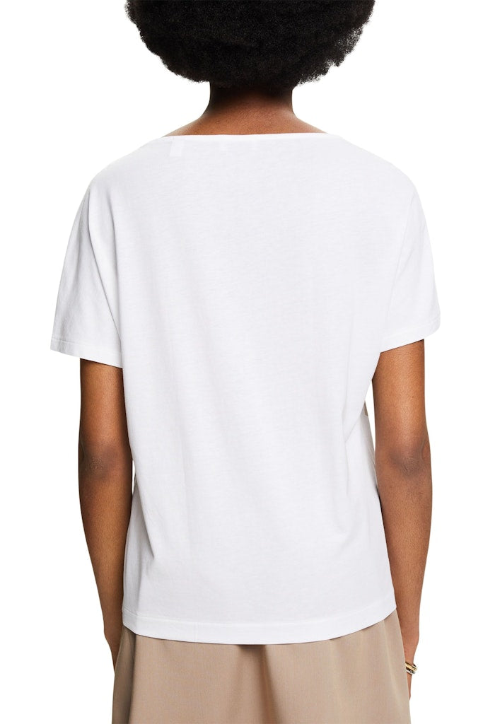 Casual Plain T-Shirt - White