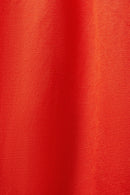 Casual Linen Dress - Bright Orange