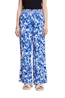 Wide Leg Print Trouser - Ice