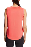 Sleeveless T-Shirt - Coral