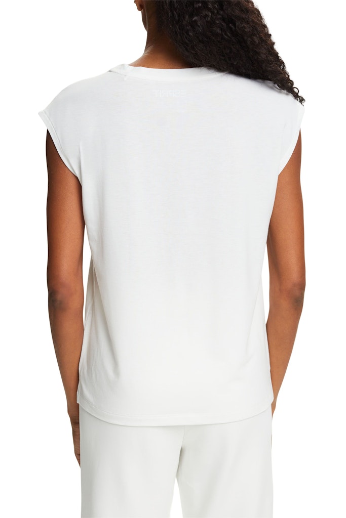 Side Print T-Shirt - Offwhite