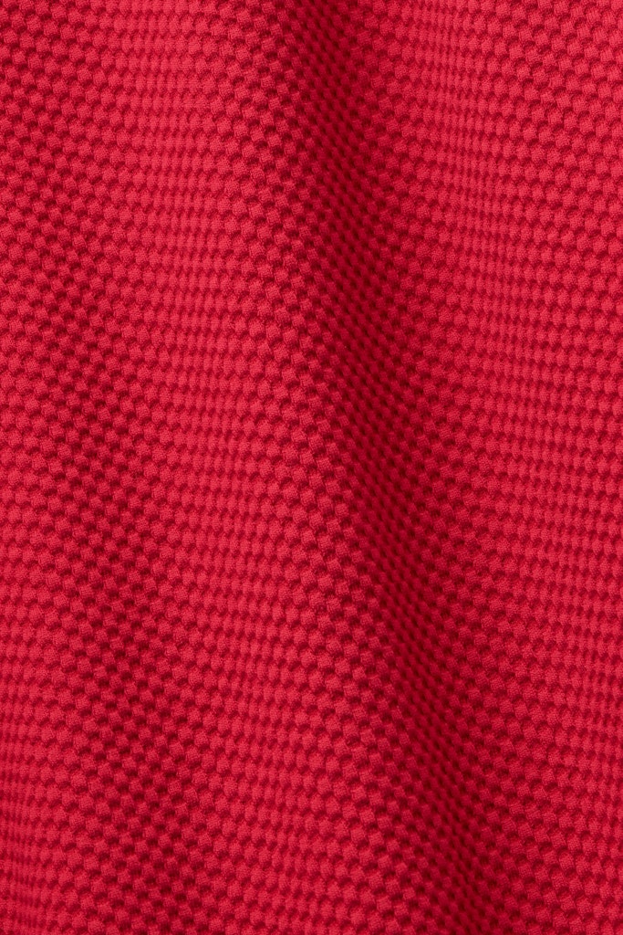 Zipped Hoodie - Dark Red