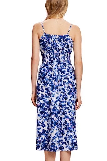 All Over Print Strap Dress - Ice
