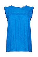Sleeveless Top - Bright Blue