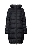Casual Puffer Coat - Black
