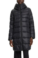 Casual Puffer Coat - Black