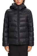 Casual Puffer Jacket - Black