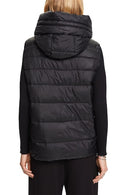 Casual Hooded Gilet - Black