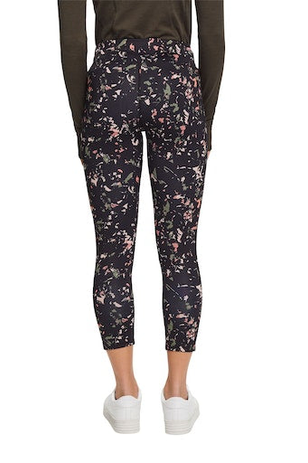 Sport Print Leggings - Anthracite