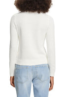 Casual Popcorn Jumper - Offwhite