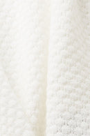 Casual Popcorn Jumper - Offwhite