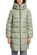 Casual Puffer Coat - Green