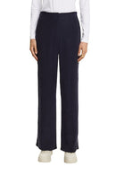 Casual Viscose Trousers - Navy