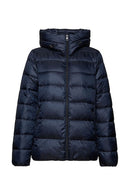 Casual Puffer Jacket - Navy