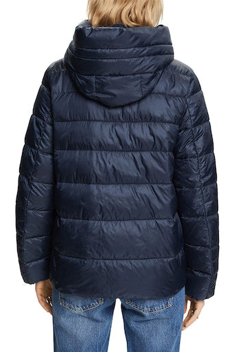 Casual Puffer Jacket - Navy