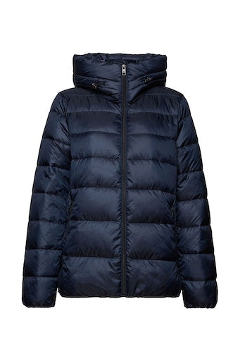 Casual Puffer Jacket - Navy