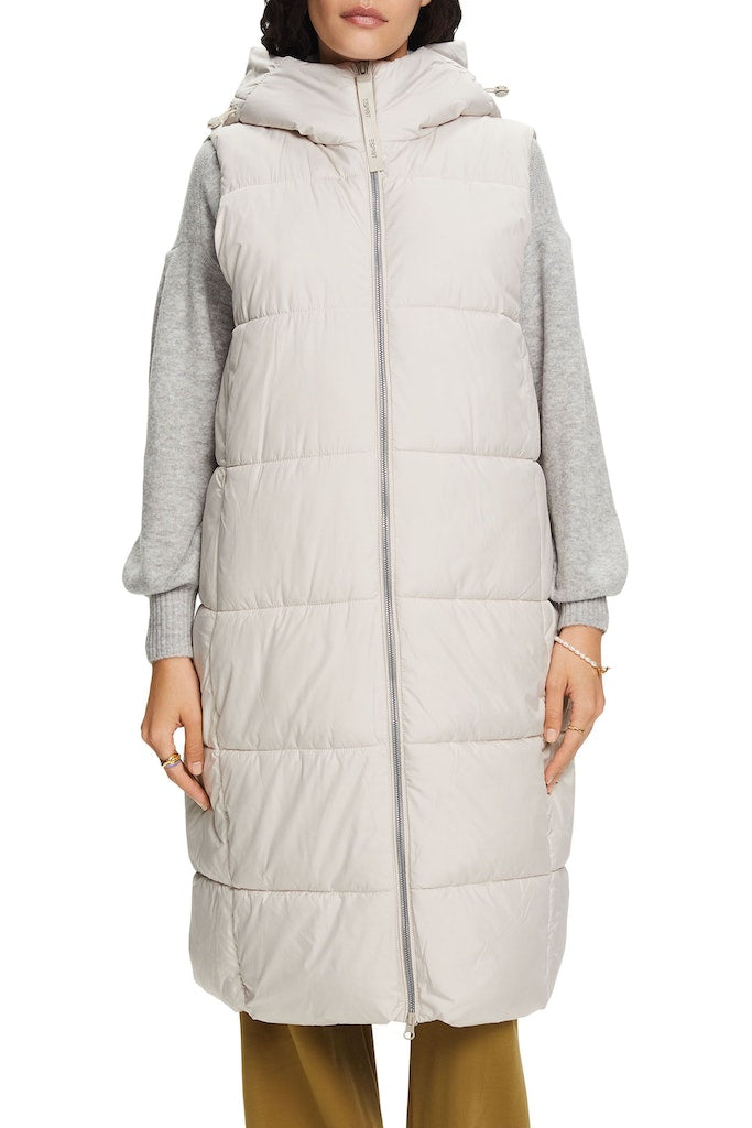 Puffer Gilet - Light Beige