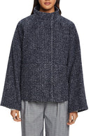 Casual Structure Boxy Jumper - Navy