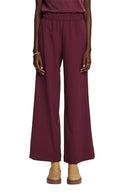 Wide Leg Trouser - Aubergine