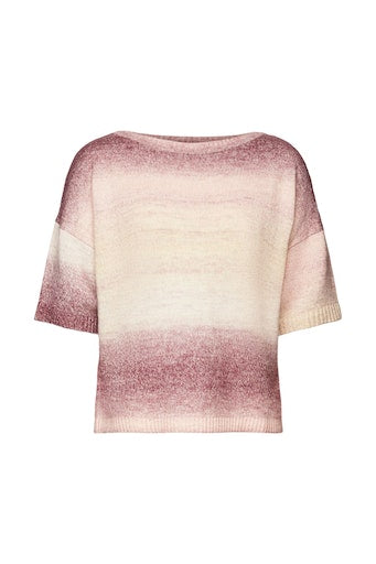 Round Neck Jumper - Aubergine