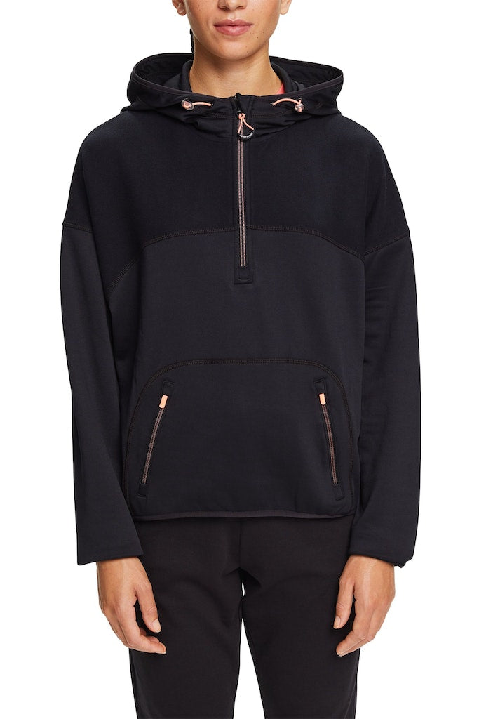 Zip Hoodie - Black