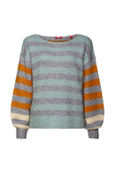 Round Neck Jumper - Medium Grey