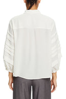 Pleat Sleeve Shirt - Offwhite